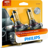 PHILIPS H11 Standard Halogen Replacement Headlight Bulbs